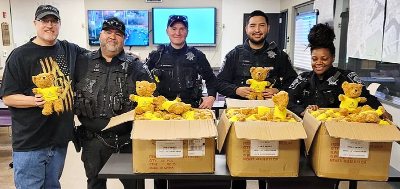 150 Care Bears for the Sheriff's Office